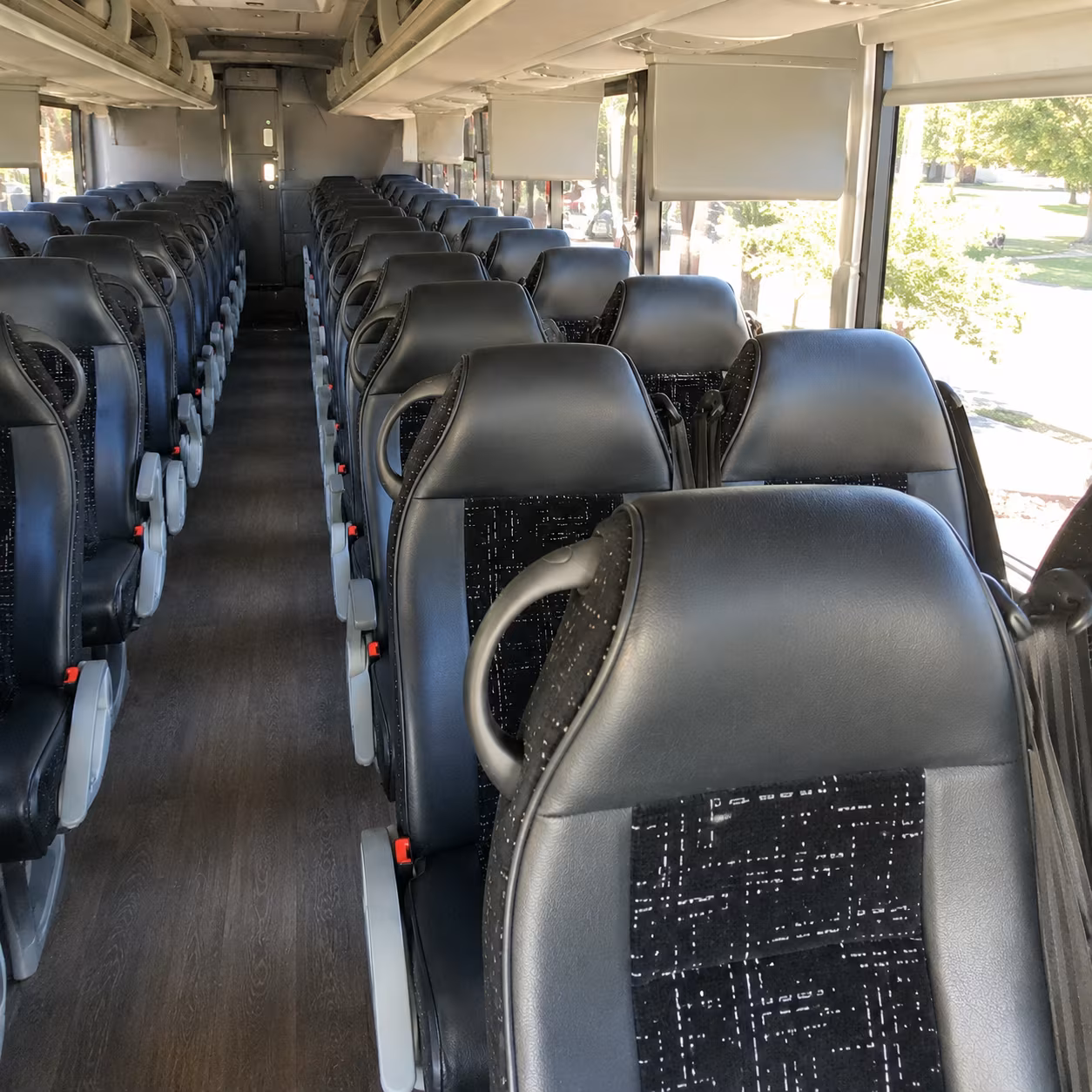 quincy charter bus services inside