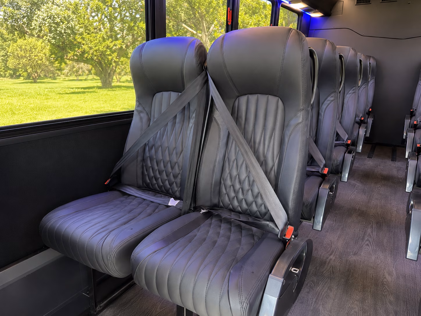 quincy concert transportation onboard seating