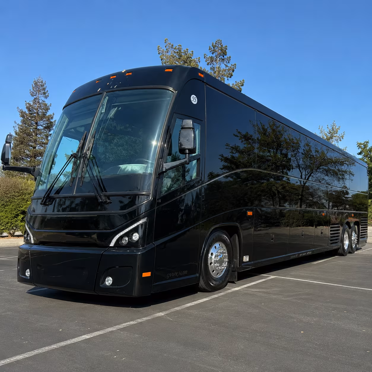 youth group and confirmation trip buses across the archdiocese
